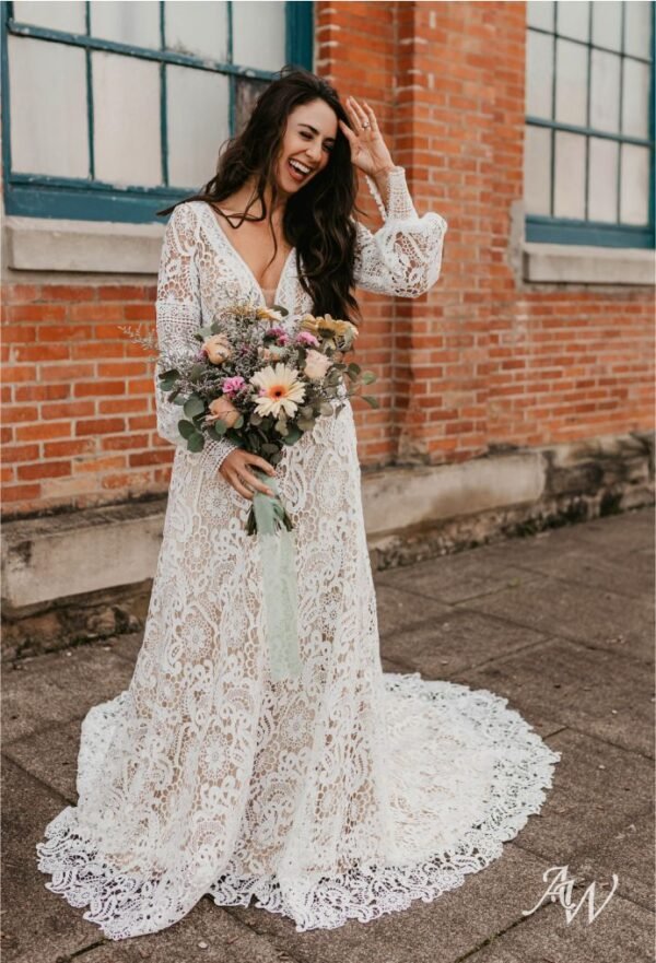 AW Regan Wedding Dress - Image 4