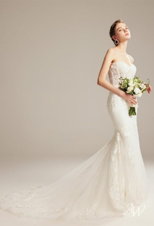 AW Olive Wedding Dress - Image 6