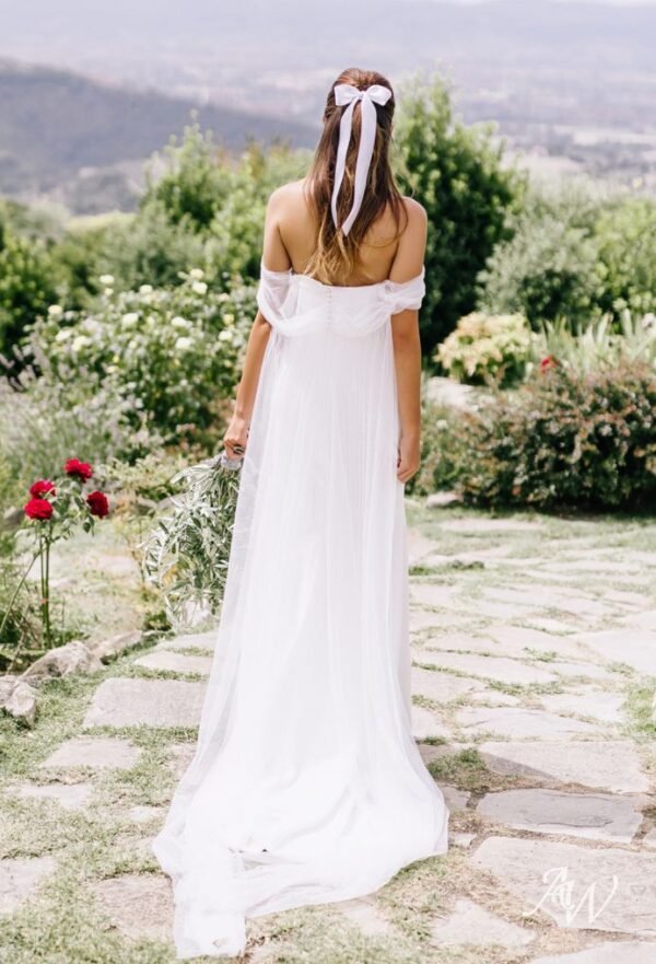 AW Mariah Wedding Dress & Wrap - Image 3