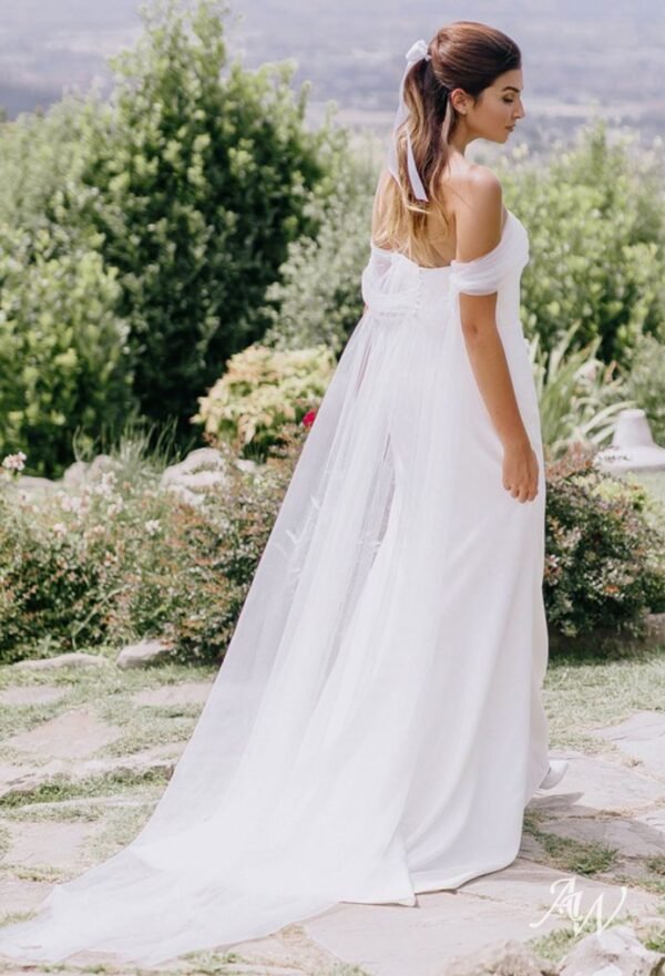 AW Mariah Wedding Dress & Wrap - Image 7
